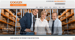 Desktop Screenshot of gogginwarehousing.com