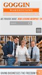 Mobile Screenshot of gogginwarehousing.com